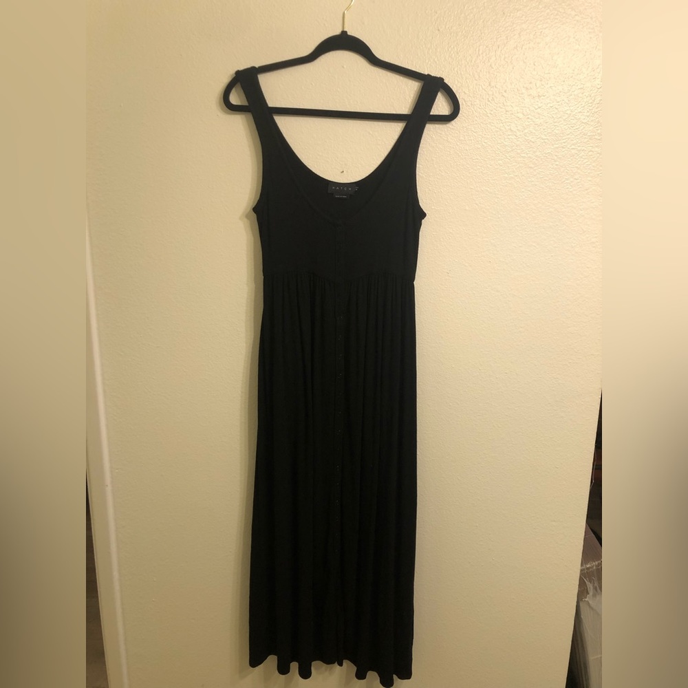 Hatch black super soft maternity and nursing dress size 0